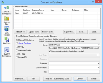 DTM Database Content Analyzer screenshot 8