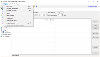 DTM DB Stress Professional screenshot 3