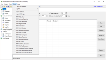 DTM DB Stress Professional screenshot 5