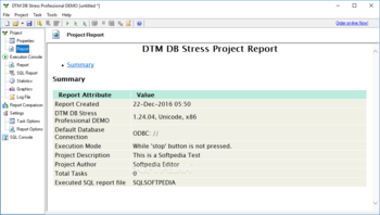 DTM DB Stress Professional screenshot 7