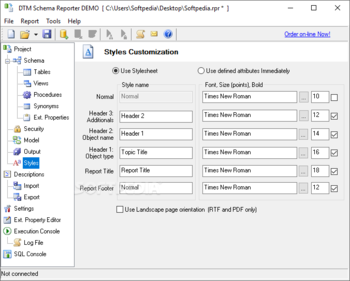 DTM Schema Reporter screenshot 13