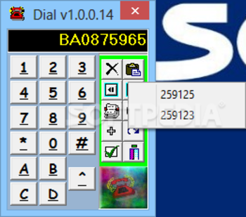 DTMF Dial screenshot