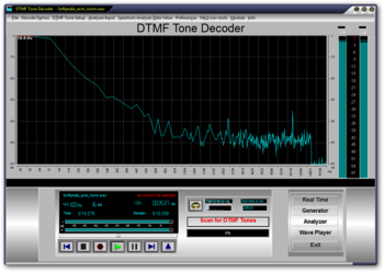 DTMF Tone Decoder screenshot