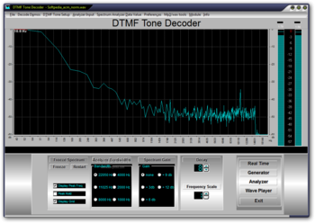 DTMF Tone Decoder screenshot 2