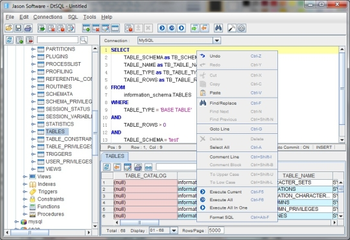 DtSQL screenshot