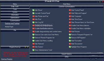 DTweak Free screenshot 5