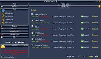 DTweak Pro screenshot 2