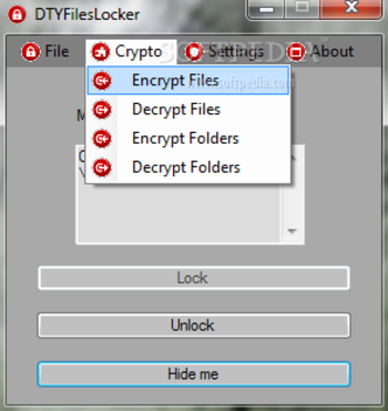 DTYFilesLocker screenshot 2