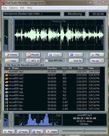 Dual Audio Recorder screenshot