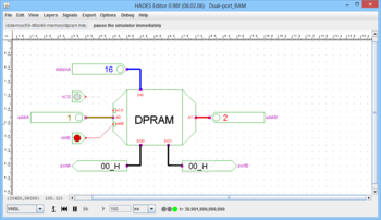 Dual-port RAM screenshot