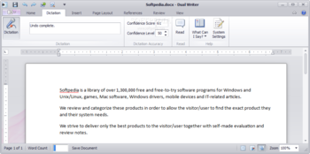 Dual Writer screenshot