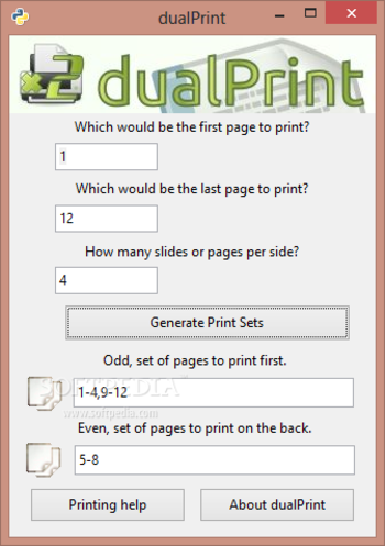 dualPrint screenshot