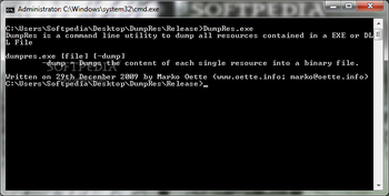 DumpRes screenshot