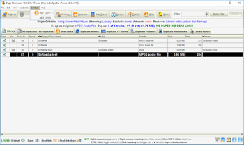 Dupe Eliminator for iTunes screenshot 5