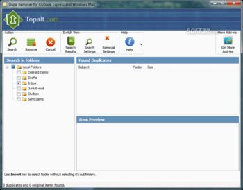 Dupe Remover for Outlook Express screenshot 2