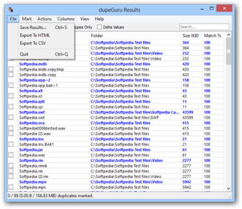 dupeGuru screenshot 2