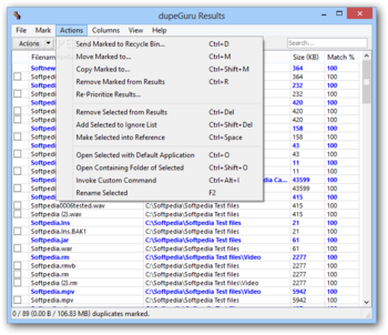 dupeGuru screenshot 4