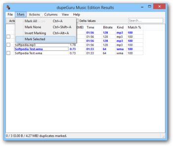 dupeGuru Music Edition screenshot 4