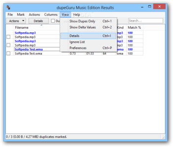 dupeGuru Music Edition screenshot 6