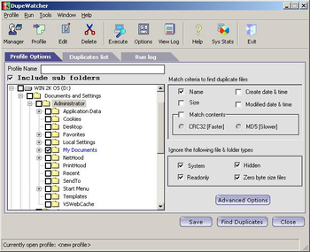 DupeWatcher screenshot 2
