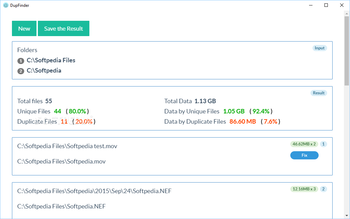 DupFinder screenshot 2