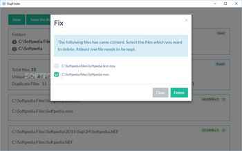 DupFinder screenshot 3