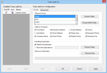 Duplicate Contact Remover screenshot