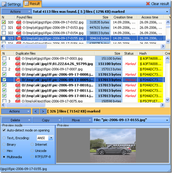 Duplicate File Detector (Business License) screenshot