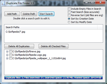 Duplicate File Finder screenshot