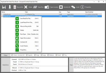 Duplicate File Finder Plus screenshot 2