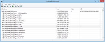 Duplicate File Finder Portable screenshot