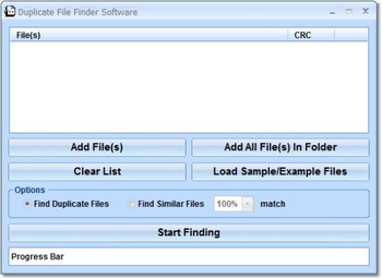 Duplicate File Finder Software screenshot