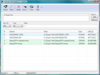Duplicate File Hunter screenshot 2