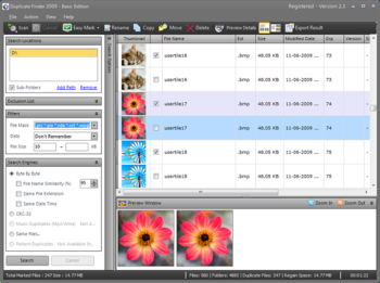Duplicate Finder 2009 - Basic Edition screenshot
