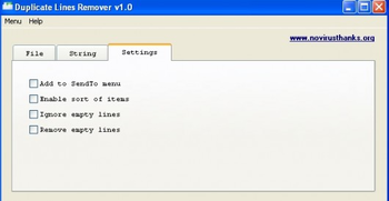 Duplicate Lines Remover screenshot