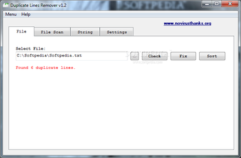 Duplicate Lines Remover screenshot