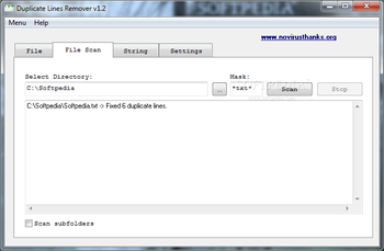 Duplicate Lines Remover screenshot 2