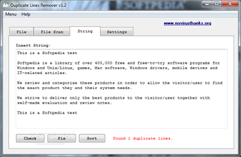 Duplicate Lines Remover screenshot 3