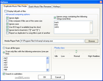 Duplicate Music Files Finder screenshot 4
