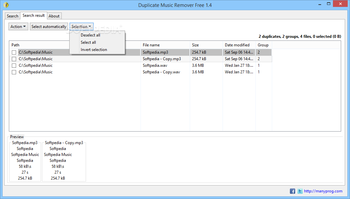 Duplicate Music Remover Free screenshot 2