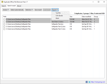 Duplicate Office File Remover Free screenshot 5