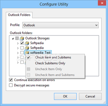 Duplicate Outlook Items Report screenshot 2