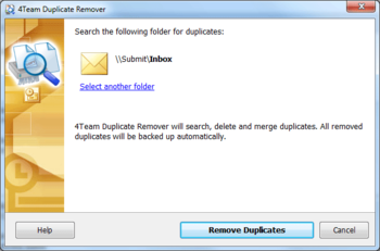 Duplicate Remover for Outlook screenshot