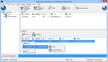 Duplicates Detective for Thunderbird screenshot