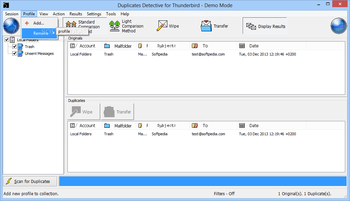 Duplicates Detective for Thunderbird screenshot 2