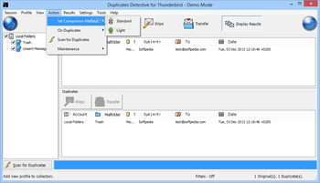 Duplicates Detective for Thunderbird screenshot 4