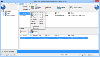 Duplicates Detective for Thunderbird screenshot 5