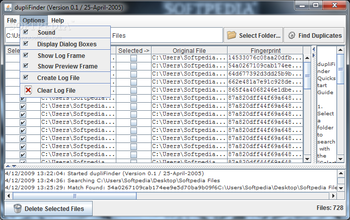 dupliFinder screenshot 2