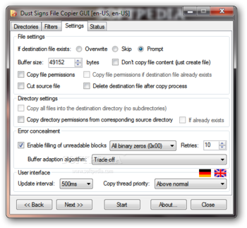 Dust Signs File Copier screenshot 6