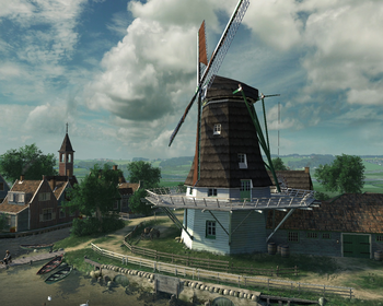 Dutch Windmills 3D Screensaver screenshot